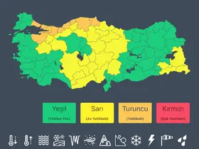 Bakan Kurum: "Yarın yağışlara karşı 10 ilimiz için turuncu kodlu uyarı yapıldı"
