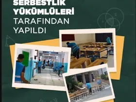 Bakan Tunç: "Bin 534 okulun bakım ve onarımı denetimli serbestlik yükümlüleri tarafından yapıldı"
