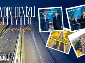 Bakan Uraloğlu: "Aydın-Denizli Otoyolu Ege'nin kalkınma yoludur"