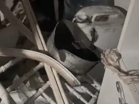 Balkonda tüp patladı, yangın çıktı
