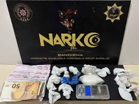 Bandırma’da düzenlenen narkotik operasyonunda zehir tacirlerine darbe
