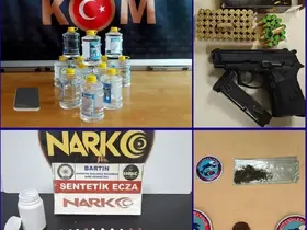 Bartın’da bir haftada araması bulunan 6 kişi  yakalandı
