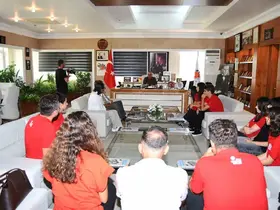 Başarılarını Başkan Topaloğlu ile paylaştılar
