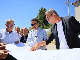 Başkan Arslan, Çameli Diyaliz Merkezi inşaatında inceleme yaptı
