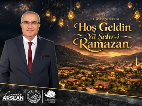 Başkan Arslan; "Rahmet, bereket ve paylaşma ayı olan Ramazan-ı Şerif’i mübarek olsun"
