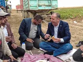 Başkan Aydın, Hasat Zamanında Çiftçilerle Buluştu
