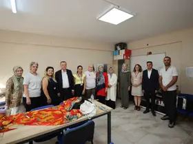 Başkan Balaban’dan kadın dayanışma ve eğitim merkezlerine ziyaret
