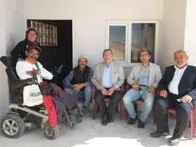 Başkan Bozkurt, sanatsever Hasan Avcı’yı ziyaret etti
