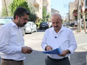 Başkan Büyükgöz sahadaki çalışmaları yerinde inceledi
