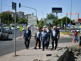 Başkan Büyükkılıç, DSİ Katlı Kavşağı proje çalışmalarını inceledi
