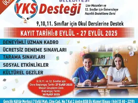Başkan Çerçioğlu’ndan üniversite adaylarına ücretsiz YKS desteği
