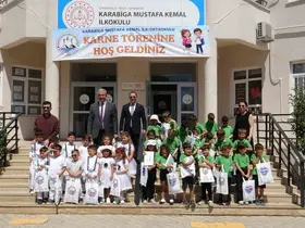 Başkan Elbi sözünü tuttu, Karabiga’da çocuklar çok mutlu oldu

