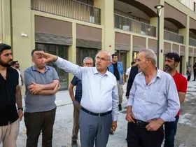 Başkan Er çarşı merkezinde incelemelerde bulundu

