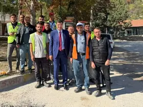 Başkan Kahveci, Gökçimen Parkı çevresindeki asfalt çalışmalarını inceledi
