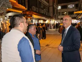 Başkan Kavuş, Bedesten’de bayram coşkusuna ortak oldu
