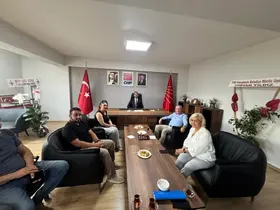 Başkan Kepenek, CHP Denizli İl Başkanı Oran’a ziyaret etti
