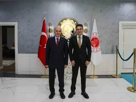 Başkan Özlü, Başsavcı Emre ile bir araya geldi
