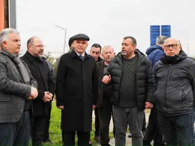 Başkan Özlü talebi yerinde inceledi
