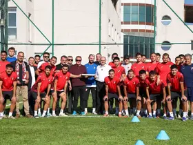 Başkan Özlü’den Düzcespor’lu futbolculara moral verdi
