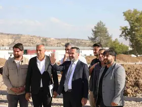 Başkan Şerifoğulları Doğu Park’ta incelemelerde bulundu
