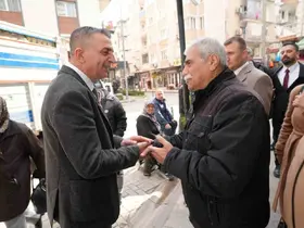 Başkan Şimşek esnafın sorunlarını dinledi
