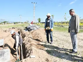 Başkan Taşkın, altyapı çalışmalarını yerinde inceledi
