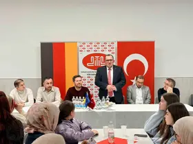 Başkan Tatık, Almanyada yaşayan gurbetçilerle bir araya geldi
