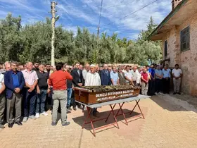 Başkan Tatık’ın dedesi son yolculuğuna uğurlandı
