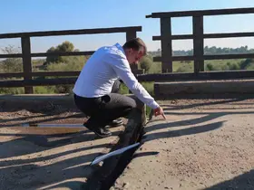 Başkan Vekili Biba, Çeltikçi Köprüsü’nü inceledi
