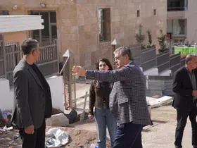 Başkan Yarka, devam eden çalışmaları yerinde inceledi
