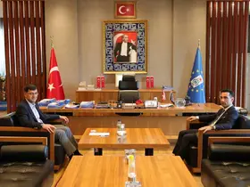 Başsavcı Kılıç ile Başkan Kahveci bir araya geldi
