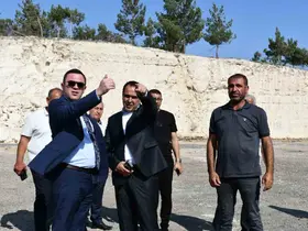 Başsavcıdan adliye binası inşaatında inceleme
