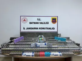 Batman’da kaçak sigara ele geçirildi
