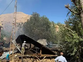 Batman’da korkutan yangın
