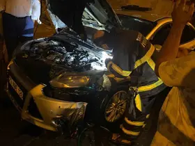Batman’da park halindeki otomobil alev aldı
