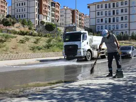 Battalgazi’de temizlik çalışmaları farklı noktalarda sürüyor
