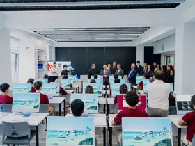 BAU’dan Taşkent’teki okula yapay zeka laboratuvarı
