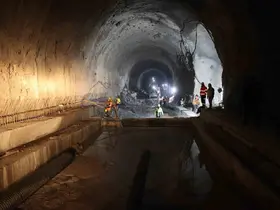 Bayburt Group’un yapımına 2013’te başladığı Geminbeli Tüneli geçen 12 yıla rağmen bir türlü tamamlanamadı

