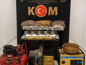 Bayburt’ta 38 kilo açık tütün ve 18 bin 240 makaron ele geçirildi
