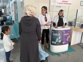 Bayburt’ta anne adaylarına sağlıklı gebelik bilgilendirmesi
