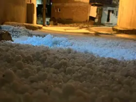 Bayburt’ta fındık büyüklüğünde dolu etkili oldu
