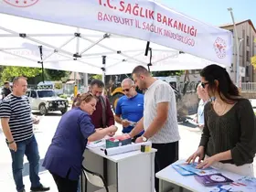 Bayburt’ta kanser taramalarına yönelik çalışma gerçekleştirildi

