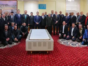Bayburt’ta mahalle odasında bayramlaşma programı düzenlendi

