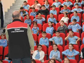 Bayburt’ta öğrencilere gıda kaybı ve israfı konusunda eğitim verildi
