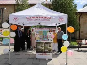 Bayburt’ta vatandaşlara sağlıklı yaşam alışkanlıkları anlatıldı
