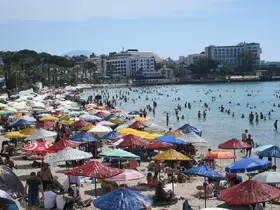 Bayram tatilinde turizmin kalbi Kuşadası’nda attı
