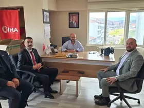 BBP Karabük İl Başkanı Murat Kesgin’den İHA’ya ziyaret
