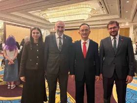 Beşer, Çin’in Ankara Büyükelçiliği resepsiyonuna katıldı
