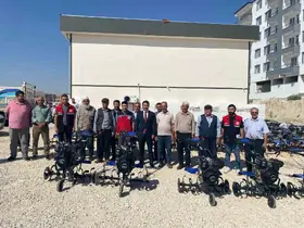 Besni’de üretici ve fırıncılara ekipman desteği
