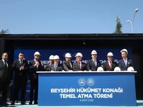 Beyşehir Hükümet Konağı’nın temeli atıldı, açılışlar yapıldı
